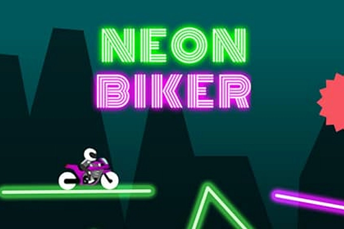 eb Rationeel Slaapkamer Neon Biker - Online Spel - Speel Nu | Spele.be