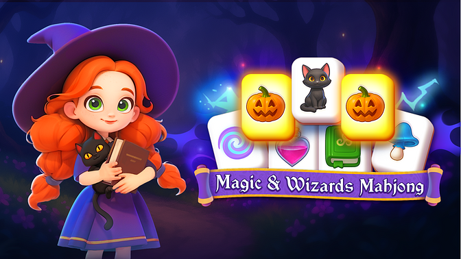 Magic and Wizards Mahjong