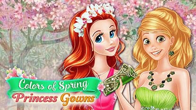 Colors of Spring Princess Gowns