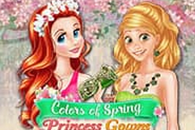 Colors of Spring Princess Gowns