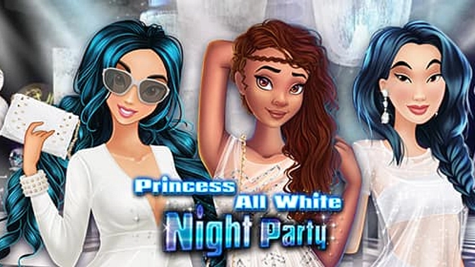 Princess All White Night Party