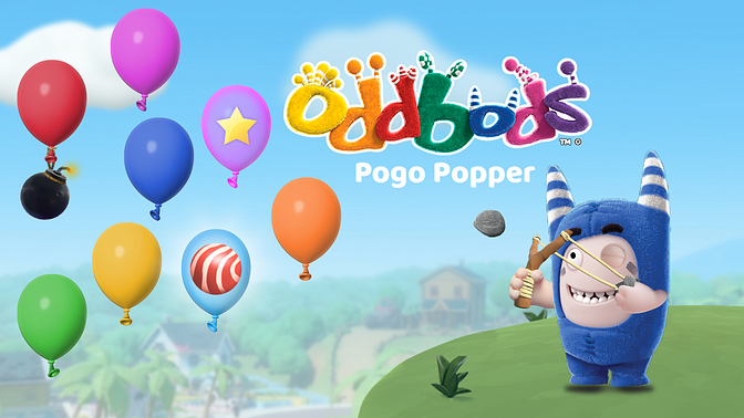 Oddbods Pogo Popper