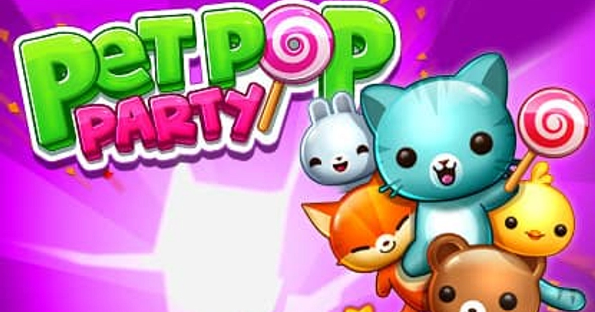 Stressvol bestrating toelage Speel Pet Pop Party gratis online op Spele!