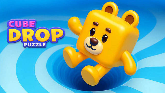 Cube Drop Puzzle